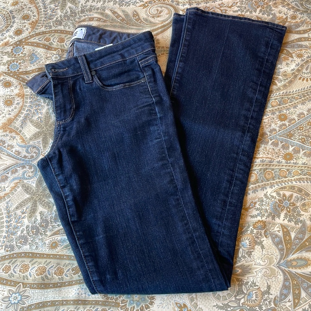 Paige Boot Cut Manhattan Denim - Size 26 - Dark Wash